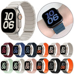 Cinturino magnetico in silicone, For Apple Watch 46mm / 49mm / 45mm / 44mm, For Apple Watch 42mm / 41mm / 40mm / 38mm
