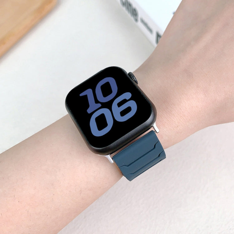 Cinturino magnetico in silicone, For Apple Watch 46mm / 49mm / 45mm / 44mm, For Apple Watch 42mm / 41mm / 40mm / 38mm