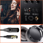 Cavo audio a spirale per mini microfono mixer audio, lunghezza: 0,5 m, Mini XLR Female to XLR Male, Mini XLR Female to XLR Female