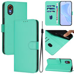 Custodia per telefono in pelle tinta unita effetto pelle con cordino, For Samsung Galaxy XCover 7
