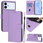 Custodia per telefono in pelle tinta unita effetto pelle con cordino, For Samsung Galaxy S26 Edge 5G