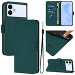 Custodia per telefono in pelle tinta unita effetto pelle con cordino, For Samsung Galaxy S26 Edge 5G