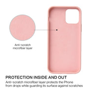 Custodia silicone liquido per iPhone 12 Pro Max