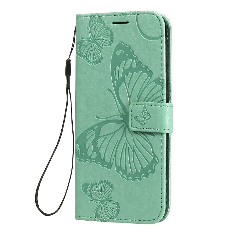 Custodia portafoglio in pelle con farfalla 3D per Motorola Moto E