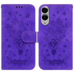 Custodia per telefono in pelle goffrata con farfalla e rosa, For Samsung Galaxy S25 FE 5G, For Samsung Galaxy S25 Edge 5G, For Samsung Galaxy S25 5G, For Samsung Galaxy S25+ 5G