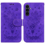 Custodia per telefono in pelle goffrata con farfalla e rosa, For Samsung Galaxy S25 FE 5G, For Samsung Galaxy S25 Edge 5G, For Samsung Galaxy S25 5G, For Samsung Galaxy S25+ 5G