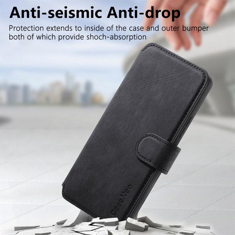 Custodia per telefono in pelle retrò antifurto CaseNeo MagSafe RFID, For Galaxy S25 FE 5G, For Galaxy S25 Edge 5G, For Galaxy S25 5G, For Galaxy S25+ 5G