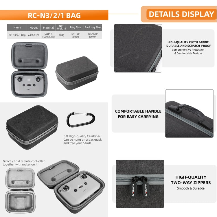 Custodia trasporto per DJI Air 3S e RC 2/1