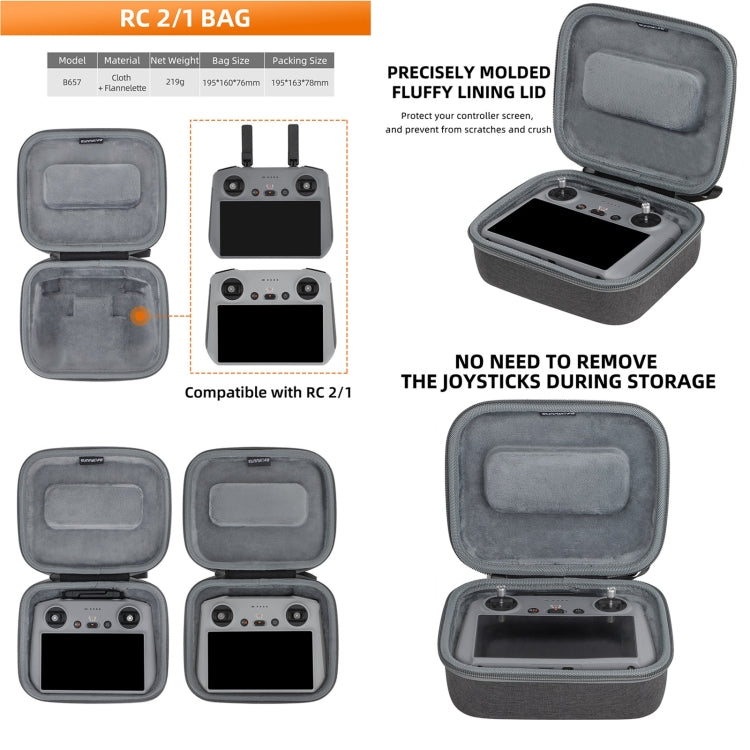 Custodia trasporto per DJI Air 3S e RC 2/1