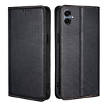 Custodia magnetica per telefono in pelle tinta unita Gloss Oil, For Samsung Galaxy A06