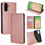 Custodia magnetica per telefono in pelle tinta unita Gloss Oil, For Galaxy A57 5G, For Galaxy A37 5G, For Samsung Galaxy A17 5G, For Samsung Galaxy A56 5G