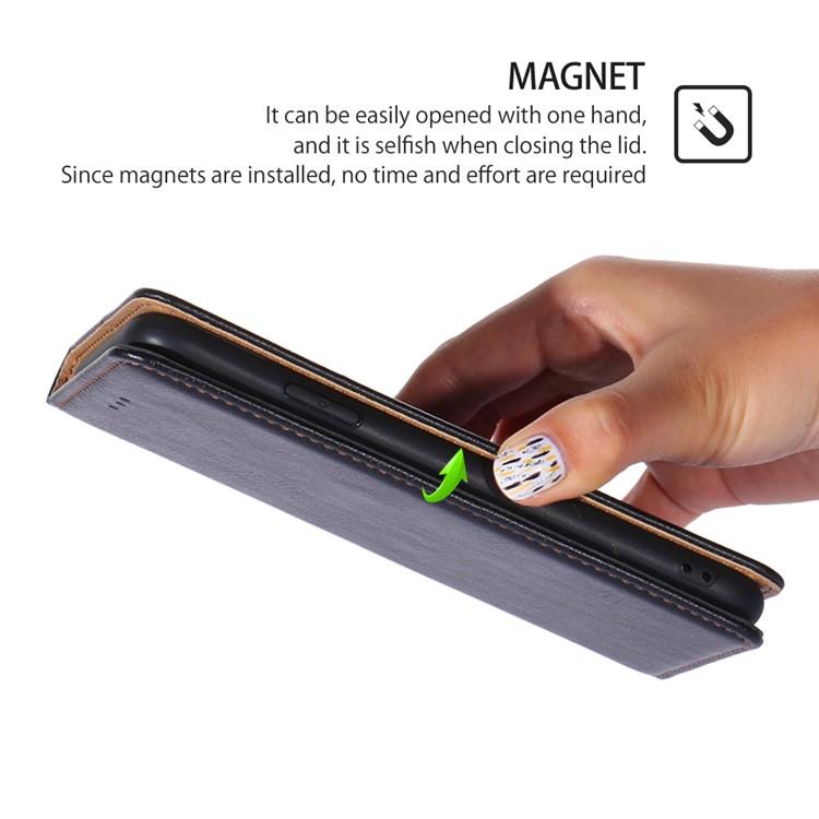Custodia magnetica per telefono in pelle tinta unita Gloss Oil, For Galaxy A57 5G, For Galaxy A37 5G, For Samsung Galaxy A17 5G, For Samsung Galaxy A56 5G