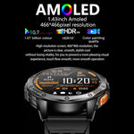 LEMFO K67 1.43 pollici AMOLED Screen GPS Sport Smart Watch, Supporto Chiamata Bluetooth / Monitoraggio Salute