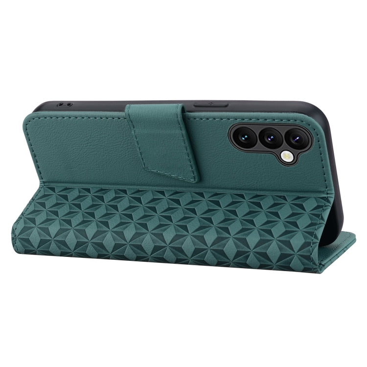 Custodia per telefono in pelle con fibbia a diamante e cordino, For Samsung Galaxy S25 / S24 5G, For Samsung Galaxy S25+ / S24+ 5G, For Samsung Galaxy S25 Ultra 5G, For Samsung Galaxy S24 FE 5G