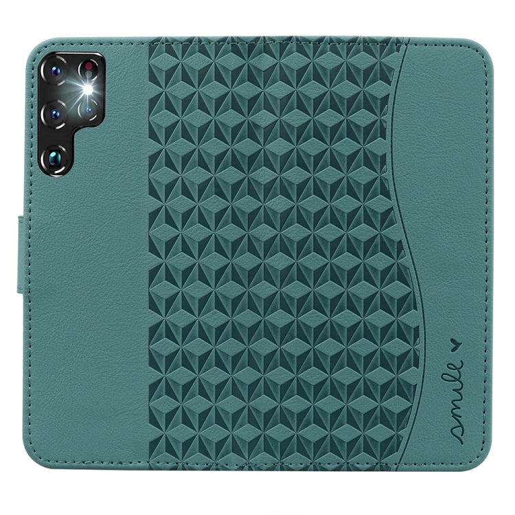 Custodia per telefono in pelle con fibbia a diamante e cordino, For Samsung Galaxy S24 Ultra 5G