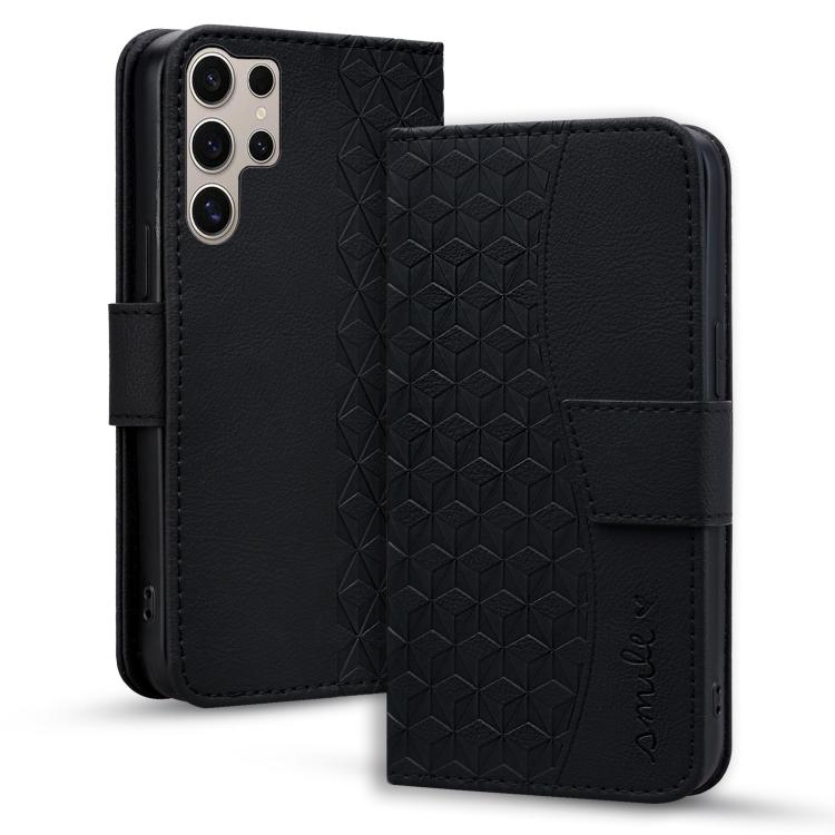 Custodia per telefono in pelle con fibbia a diamante e cordino, For Samsung Galaxy S25 / S24 5G, For Samsung Galaxy S25+ / S24+ 5G, For Samsung Galaxy S25 Ultra 5G, For Samsung Galaxy S24 FE 5G