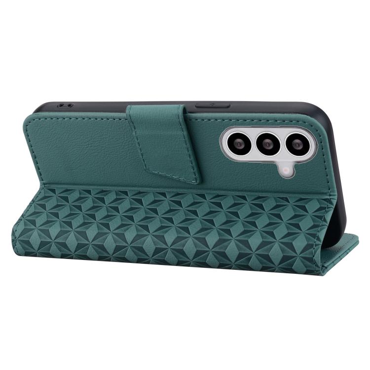 Custodia per telefono in pelle con fibbia a diamante e cordino, For Samsung Galaxy S26+ 5G, For Samsung Galaxy S26 Ultra 5G, For Samsung Galaxy S26 5G, For Samsung Galaxy S25 Edge 5G