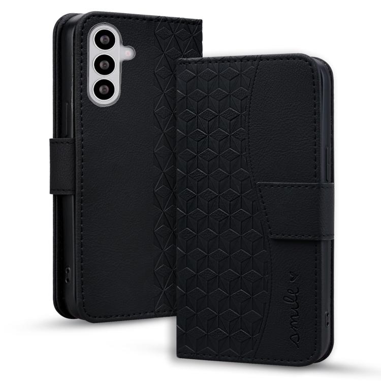 Custodia per telefono in pelle con fibbia a diamante e cordino, For Samsung Galaxy S26+ 5G, For Samsung Galaxy S26 Ultra 5G, For Samsung Galaxy S26 5G, For Samsung Galaxy S25 Edge 5G