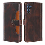 Custodia per telefono in pelle con fibbia magnetica Skin Feel, For Galaxy A57 5G, For Galaxy A37 5G, For Samsung Galaxy A17 5G, For Samsung Galaxy F06 5G, For Samsung Galaxy M35 5G, For Samsung Galaxy Xcover 7 Pro 5G