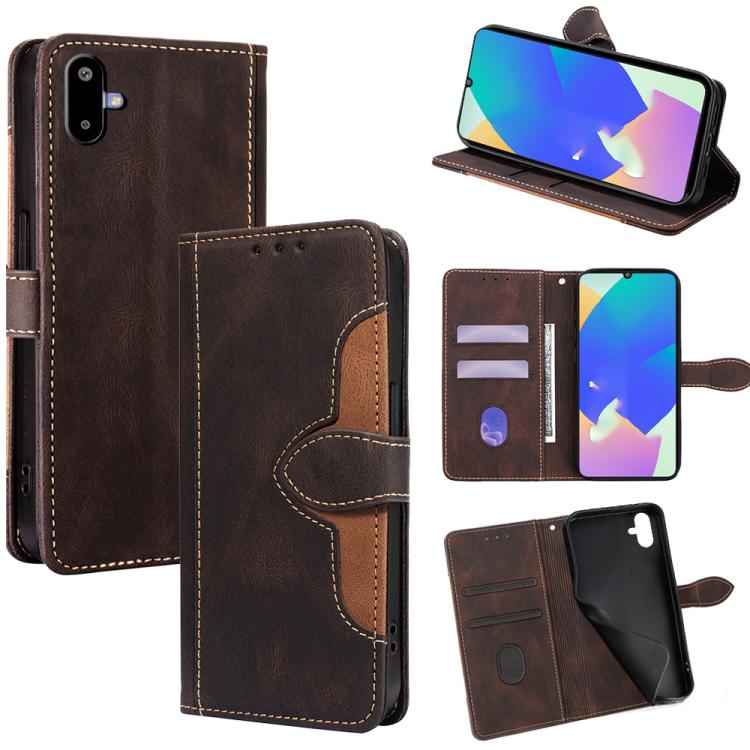 Custodia per telefono in pelle con fibbia magnetica Skin Feel, For Galaxy A57 5G, For Galaxy A37 5G, For Samsung Galaxy A17 5G, For Samsung Galaxy F06 5G, For Samsung Galaxy M35 5G, For Samsung Galaxy Xcover 7 Pro 5G