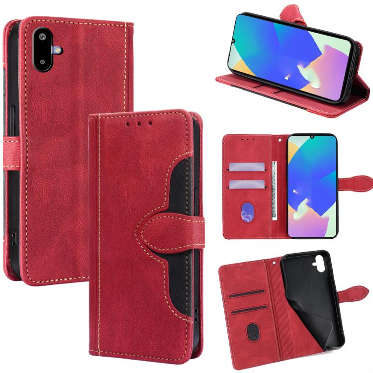 Custodia per telefono in pelle con fibbia magnetica Skin Feel, For Galaxy A57 5G, For Galaxy A37 5G, For Samsung Galaxy A17 5G, For Samsung Galaxy F06 5G, For Samsung Galaxy M35 5G, For Samsung Galaxy Xcover 7 Pro 5G