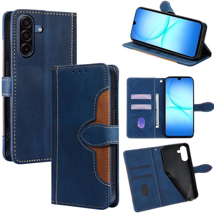 Custodia per telefono in pelle con fibbia magnetica Skin Feel, For Galaxy A57 5G, For Galaxy A37 5G, For Samsung Galaxy A17 5G, For Samsung Galaxy F06 5G, For Samsung Galaxy M35 5G, For Samsung Galaxy Xcover 7 Pro 5G