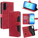 Custodia per telefono in pelle con fibbia magnetica Skin Feel, For Galaxy A57 5G, For Galaxy A37 5G, For Samsung Galaxy A17 5G, For Samsung Galaxy F06 5G, For Samsung Galaxy M35 5G, For Samsung Galaxy Xcover 7 Pro 5G