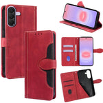 Custodia per telefono in pelle con fibbia magnetica Skin Feel, For Galaxy A57 5G, For Galaxy A37 5G, For Samsung Galaxy A17 5G, For Samsung Galaxy F06 5G, For Samsung Galaxy M35 5G, For Samsung Galaxy Xcover 7 Pro 5G
