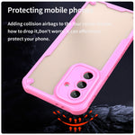 Custodia per telefono Armor Glaze PC Hybrid TPU, For Samsung Galaxy A36 5G, For Samsung Galaxy A16 4G, For Samsung Galaxy A16 5G, For Samsung Galaxy A06 4G