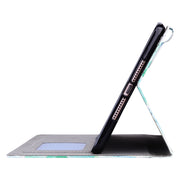 Custodia in pelle a ribalta orizzontale, con slot per schede e supporto e cornice per foto, For Amazon Fire HD 8 (2017)