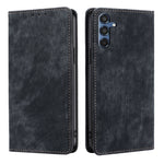 Custodia per telefono in pelle magnetica con spazzola antifurto RFID, For Samsung Galaxy M35 5G, For Samsung Galaxy Xcover 7 Pro 5G