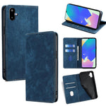 Custodia per telefono in pelle magnetica con spazzola antifurto RFID, For Galaxy A57 5G, For Galaxy A37 5G, For Samsung Galaxy A17 5G, For Samsung Galaxy F06 5G