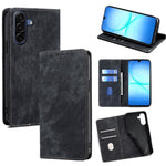 Custodia per telefono in pelle magnetica con spazzola antifurto RFID, For Galaxy A57 5G, For Galaxy A37 5G, For Samsung Galaxy A17 5G, For Samsung Galaxy F06 5G