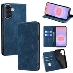 Custodia per telefono in pelle magnetica con spazzola antifurto RFID, For Galaxy A57 5G, For Galaxy A37 5G, For Samsung Galaxy A17 5G, For Samsung Galaxy F06 5G