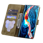 Custodia per telefono in pelle goffrata con gatto Sakura dei cartoni animati, For Samsung Galaxy S25 Ultra 5G, For Samsung Galaxy S24 FE 5G, For Samsung Galaxy S24 Ultra 5G, For Samsung Galaxy S24+ 5G