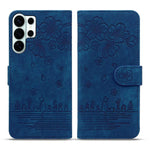 Custodia per telefono in pelle goffrata con gatto Sakura dei cartoni animati, For Samsung Galaxy S26+ 5G, For Samsung Galaxy S26 Ultra 5G, For Samsung Galaxy S26 5G, For Samsung Galaxy S25 Edge 5G