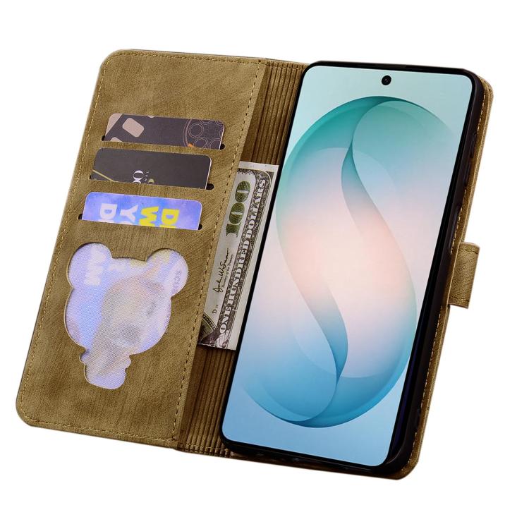 Custodia per telefono in pelle goffrata con gatto Sakura dei cartoni animati, For Samsung Galaxy S26+ 5G, For Samsung Galaxy S26 Ultra 5G, For Samsung Galaxy S26 5G, For Samsung Galaxy S25 Edge 5G