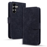 Custodia per telefono in pelle di vitello con stampa mandala a doppia piega, For Samsung Galaxy S26+ 5G, For Samsung Galaxy S26 Ultra 5G, For Samsung Galaxy S26 5G, For Samsung Galaxy S25 Edge 5G