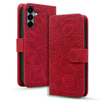 Custodia per telefono in pelle di vitello con stampa mandala a doppia piega, For Samsung Galaxy S26+ 5G, For Samsung Galaxy S26 Ultra 5G, For Samsung Galaxy S26 5G, For Samsung Galaxy S25 Edge 5G