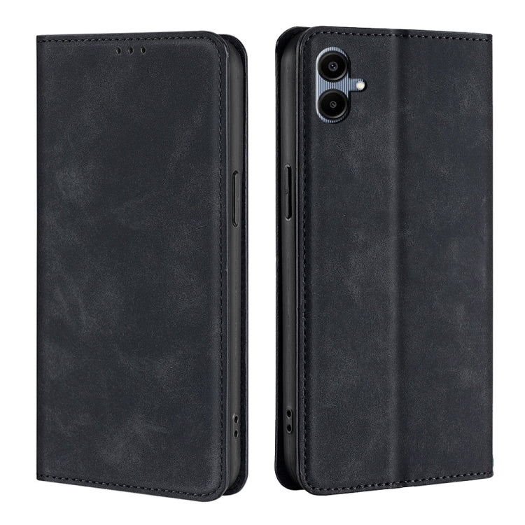 Custodia magnetica in pelle per telefono Skin Feel, For Samsung Galaxy A06, For Samsung Galaxy A05 4G