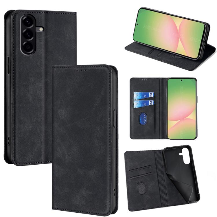 Custodia magnetica in pelle per telefono Skin Feel, For Galaxy A57 5G, For Galaxy A37 5G, For Samsung Galaxy A56 5G, For Samsung Galaxy A36 5G