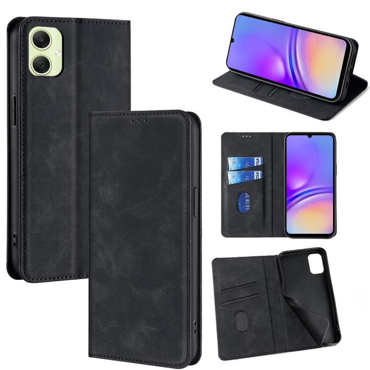 Custodia magnetica in pelle per telefono Skin Feel, For Samsung Galaxy A06, For Samsung Galaxy A05 4G