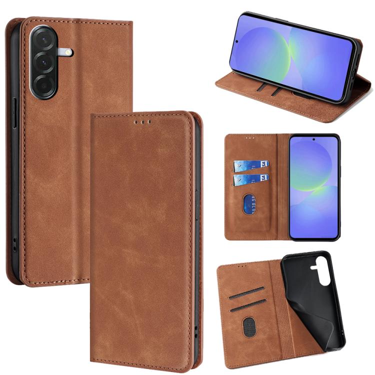 Custodia magnetica in pelle per telefono Skin Feel, For Galaxy A57 5G, For Galaxy A37 5G, For Samsung Galaxy A56 5G, For Samsung Galaxy A36 5G