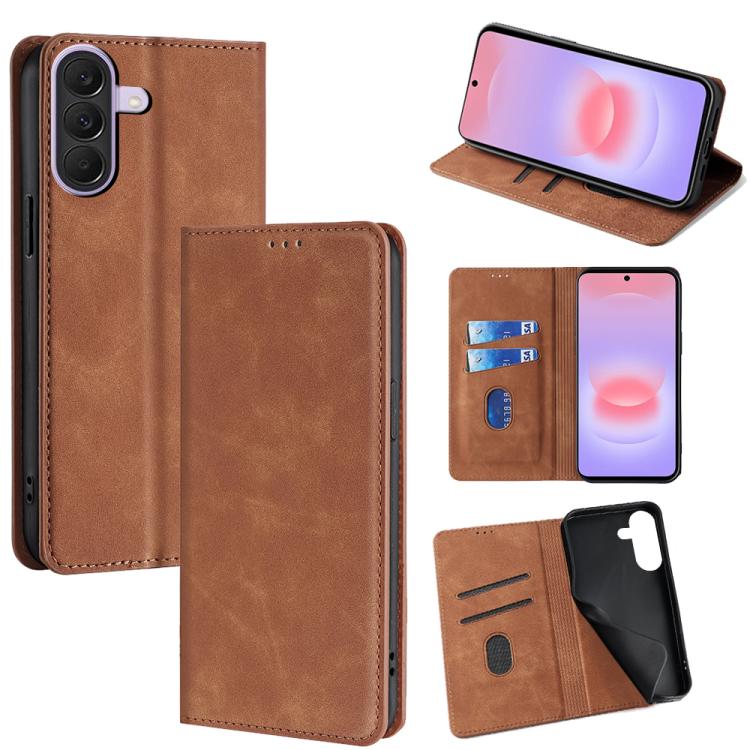 Custodia magnetica in pelle per telefono Skin Feel, For Galaxy A57 5G, For Galaxy A37 5G, For Samsung Galaxy A56 5G, For Samsung Galaxy A36 5G