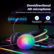 Cuffie da gioco cablate con luce RGB montata sulla testa ONIKUMA X29, lunghezza del cavo: 2,2 m, X29