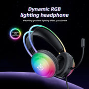 Cuffie da gioco cablate con luce RGB montata sulla testa ONIKUMA X29, lunghezza del cavo: 2,2 m, X29