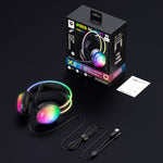 Cuffie da gioco cablate con luce RGB montata sulla testa ONIKUMA X29, lunghezza del cavo: 2,2 m, X29
