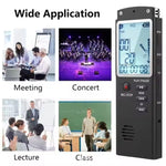 Registratore vocale T60 Smart HD con lettore MP3