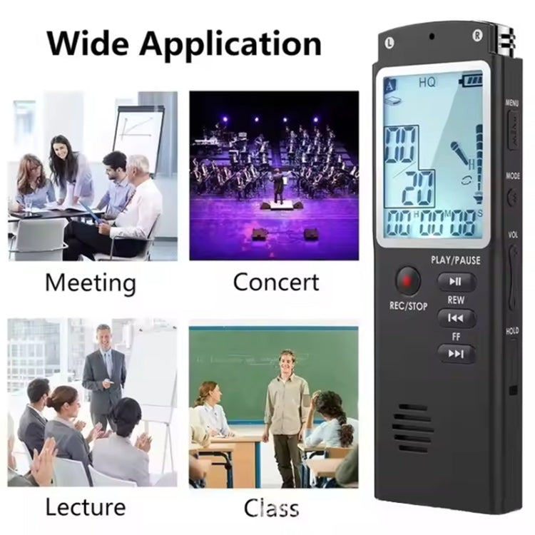 Registratore vocale T60 Smart HD con lettore MP3