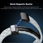 Cinturino per orologio in silicone con fibbia pieghevole magnetica, For Xiaomi Smart Band 9